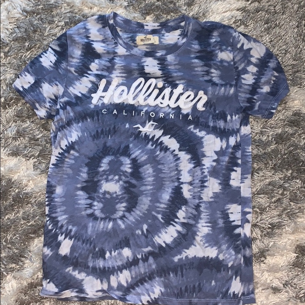 tie dye hollister shirt